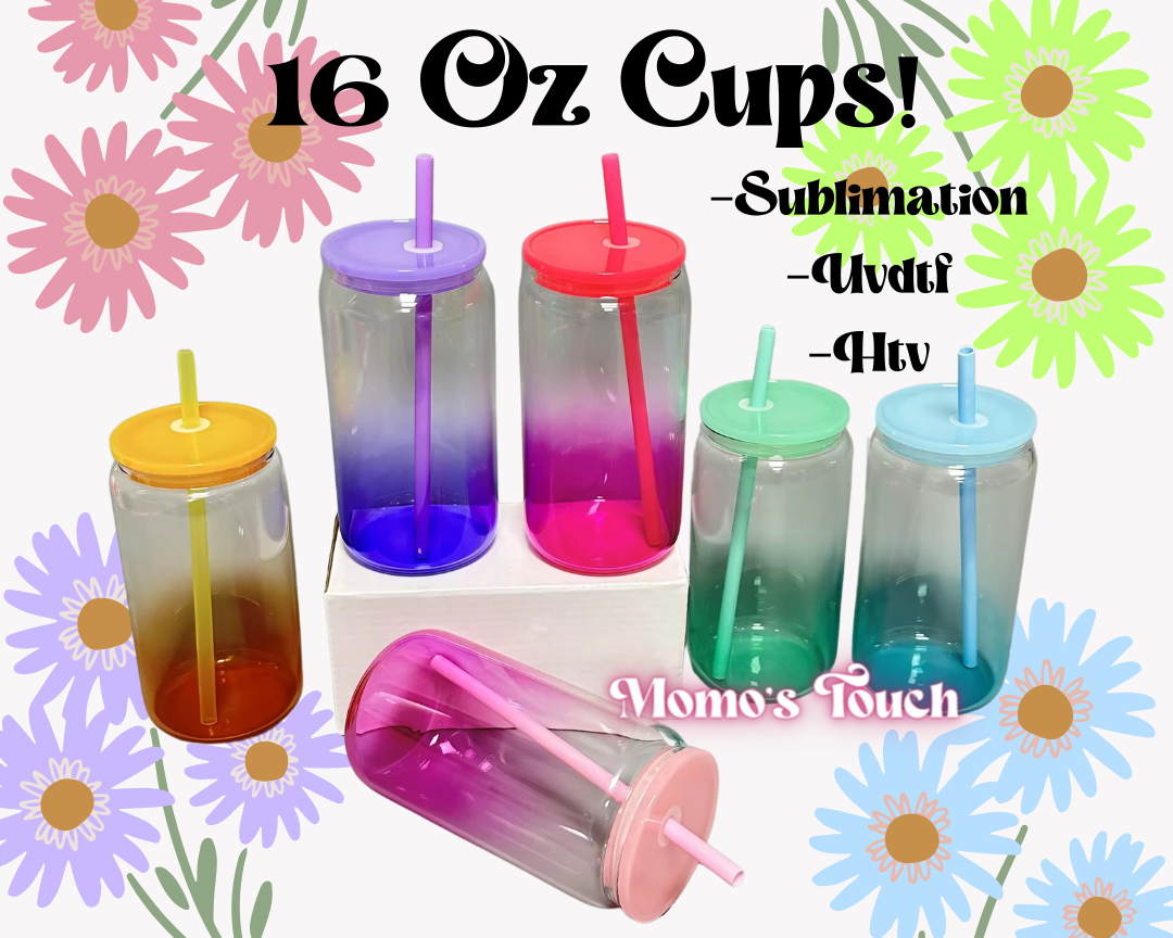 🌟 Elevate Your Small Business with Our Adorable 16oz Blank Sublimation Colorful Jelly Tumbler! 🎨