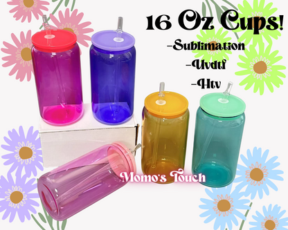 🌟 Elevate Your Small Business with Our Adorable 16oz Blank Sublimation Colorful Jelly Tumbler! 🎨