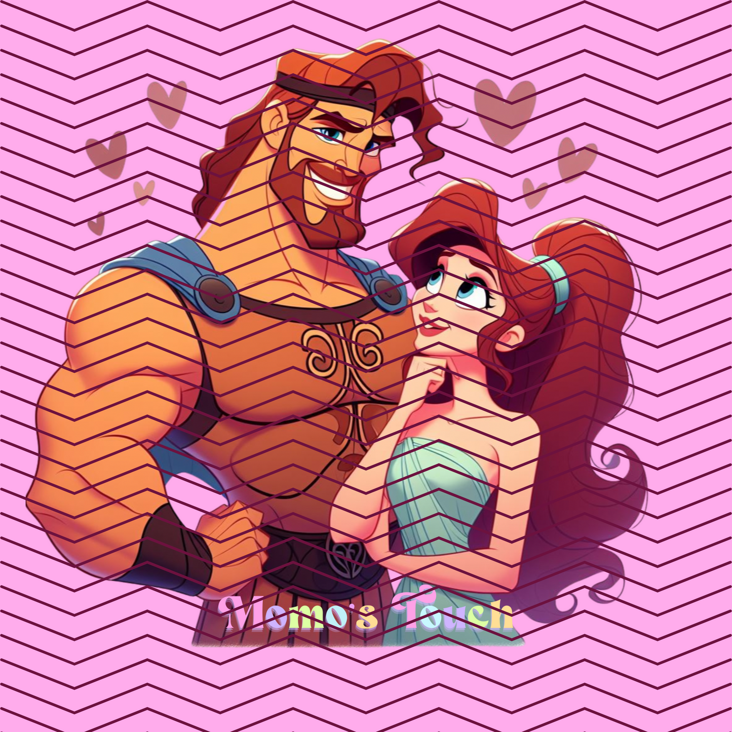 MEG & HERCULES - DTF FULL COLOR TRANSFER SHEET