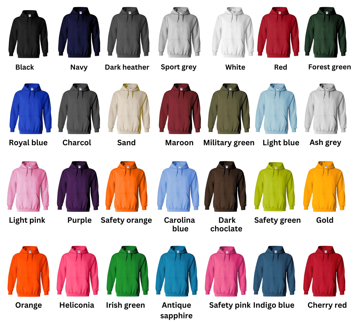 Custom Hoodies - HTV (Heat Transfer Vinyl) - Unisex